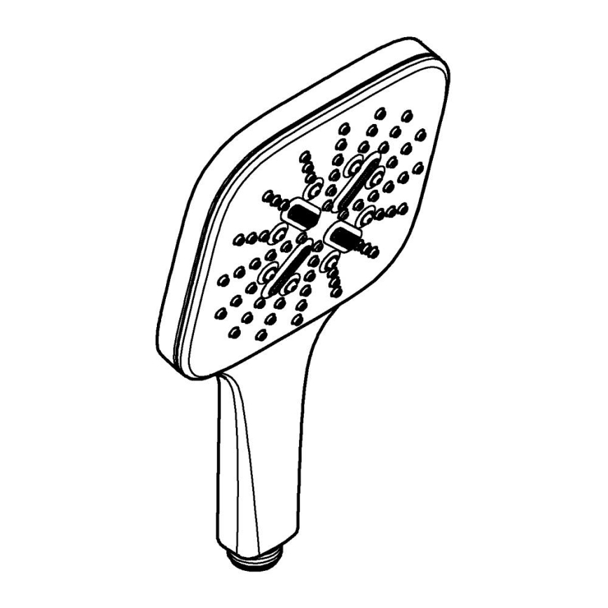 GROHE 26582DC0 - Ručná sprcha RAINSHOWER SMARTACTIVE 130 CUBE, nerezová