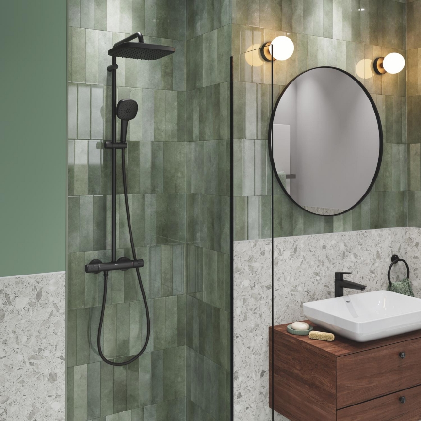 GROHE 266962431 - Sprchový systém VITALIO COMFORT 250 250 × 250 mm čierny