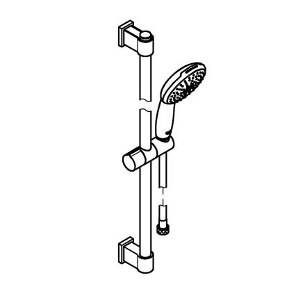 GROHE 26951001 - Sprchová sada VITALIO START 110, 600 mm, lesklý chróm