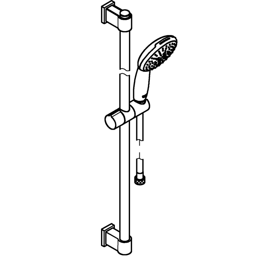 GROHE 26956001 - Sprchová súprava VITALIO START 110 900 mm lesklý chróm