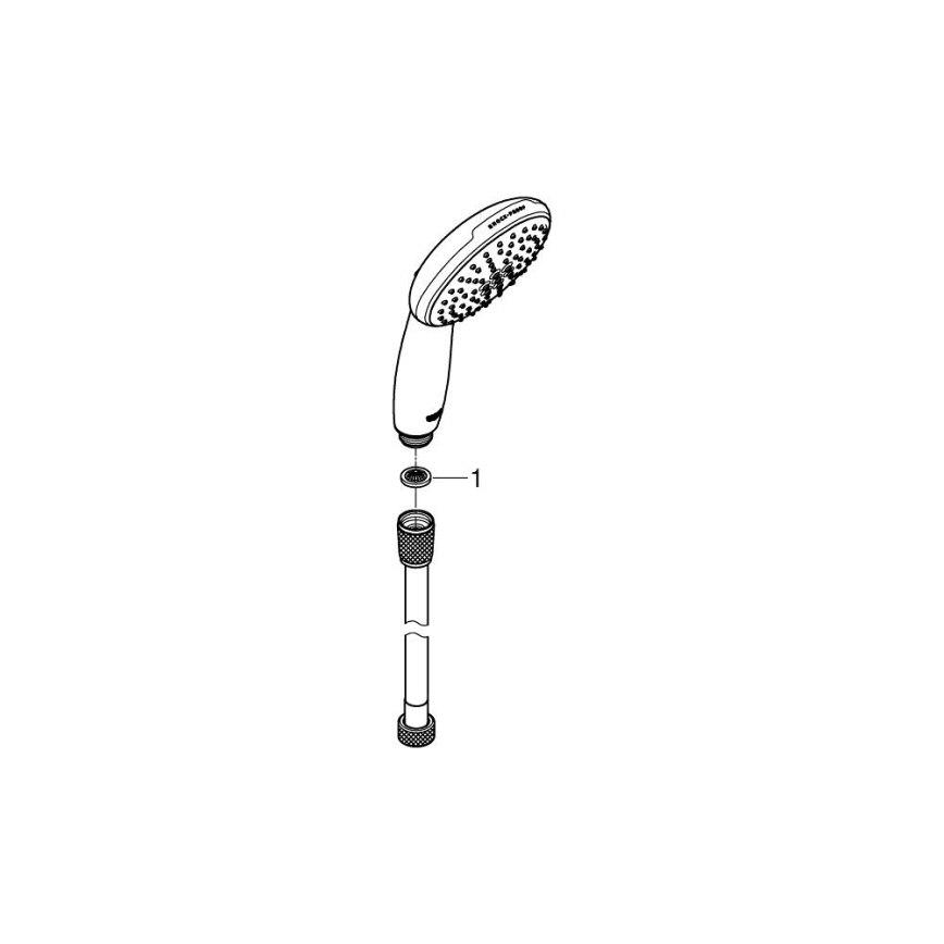 GROHE 2696010E - Ručná sprcha VITALIO START 110 110 mm lesklý chróm