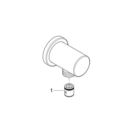 GROHE 27057DL0 - Nástenné kolienko RAINSHOWER DN 15 bronzové