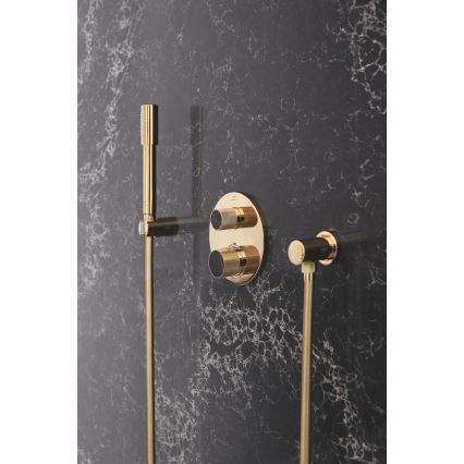 GROHE 27074GL0 - Nástenný držiak sprchy RAINSHOWER zlatý