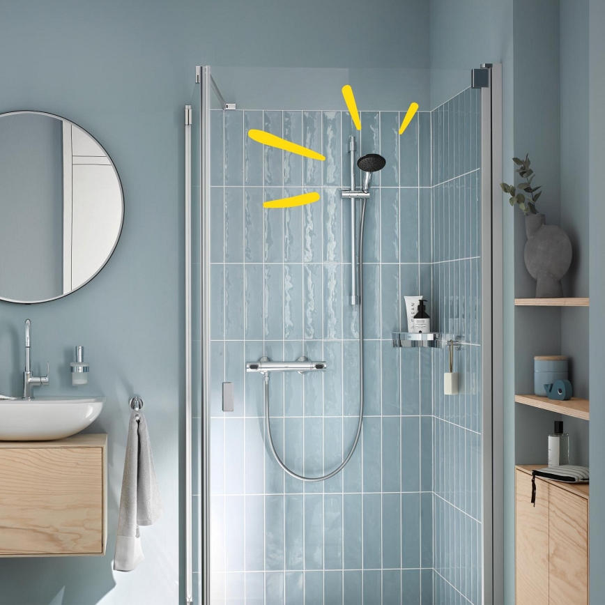 GROHE 27940001 - Ročna prha VITALIO START 110, visokosijajni krom