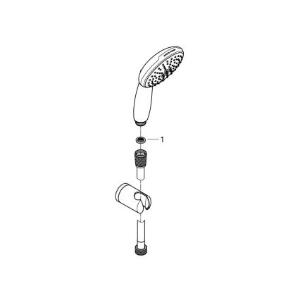 GROHE 279502431 - Sprchový set VITALIO START 110, 110 mm, čierny