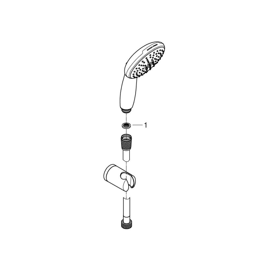 GROHE 279502431 - Sprchový set VITALIO START 110, 110 mm, čierny