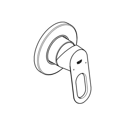 GROHE 29042000 - Sprchová batéria BAULOOP lesklý chróm