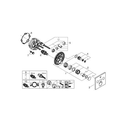 GROHE 29126000 - Termostatická batéria GROHTHERM SMARTCONTROL, lesklý chróm