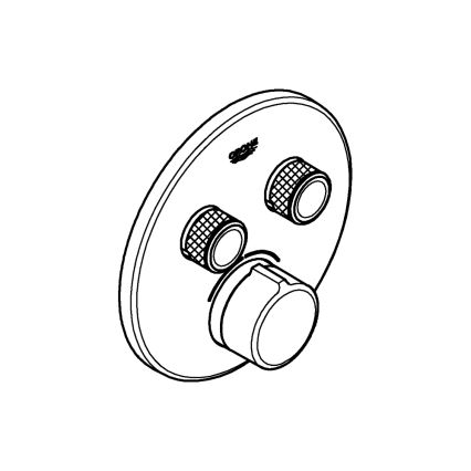 GROHE 29145000 - Krytka podomietkovej batérie SMARTCONTROL lesklý chróm