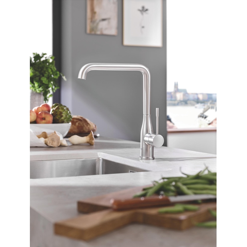 GROHE 30269DC0 - Drezová batéria ESSENCE 300 mm, z nehrdzavejúcej ocele