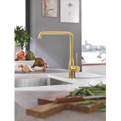 GROHE 30269GN0 - Zlatá drezová batéria ESSENCE