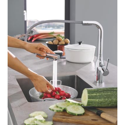 GROHE 30270000 - Drezová batéria ESSENCE 348 mm lesklý chróm
