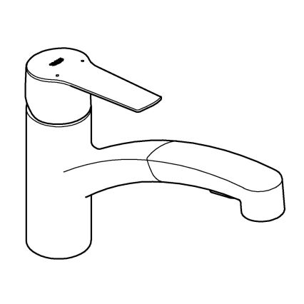 GROHE 30531001 - Drezová batéria START 227 mm lesklý chróm