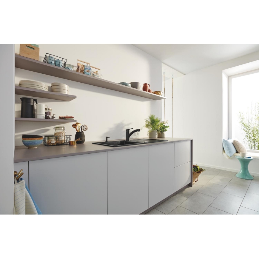 GROHE 305312431 - Drezová batéria START čierna