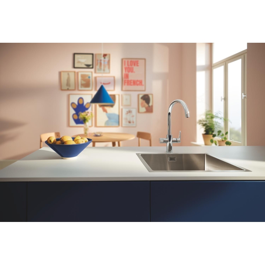 GROHE 30592000 - Drezová batéria BLUE PURE StartCurve 411 mm lesklý chróm