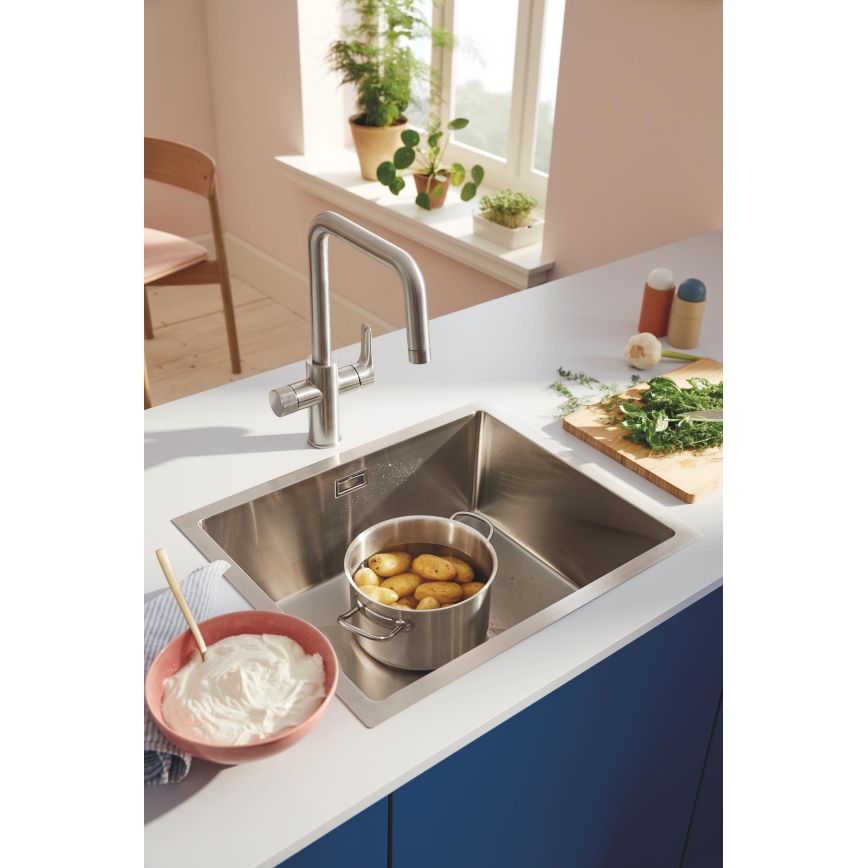 GROHE 30595DC0 - Drezová batéria BLUE PURE, nerezová oceľ