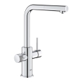 GROHE 30601000 - Drezová batéria BLUE PURE A s vysúvacou sprchou lesklý chróm