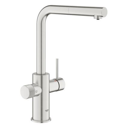 GROHE 30601DC0 - Drezová batéria BLUE PURE s výsuvnou koncovkou, nerez