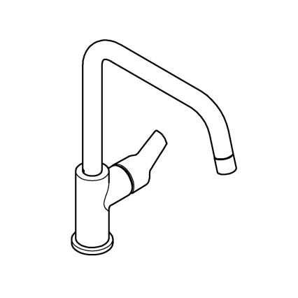 GROHE 30630000 - Drezová batéria START 311 mm lesklý chróm