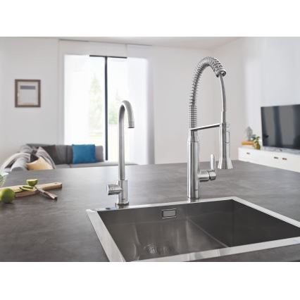 GROHE 31379DC0 - drezová batéria K7, nerez
