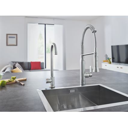 GROHE 31379DC0 - drezová batéria K7, nerez