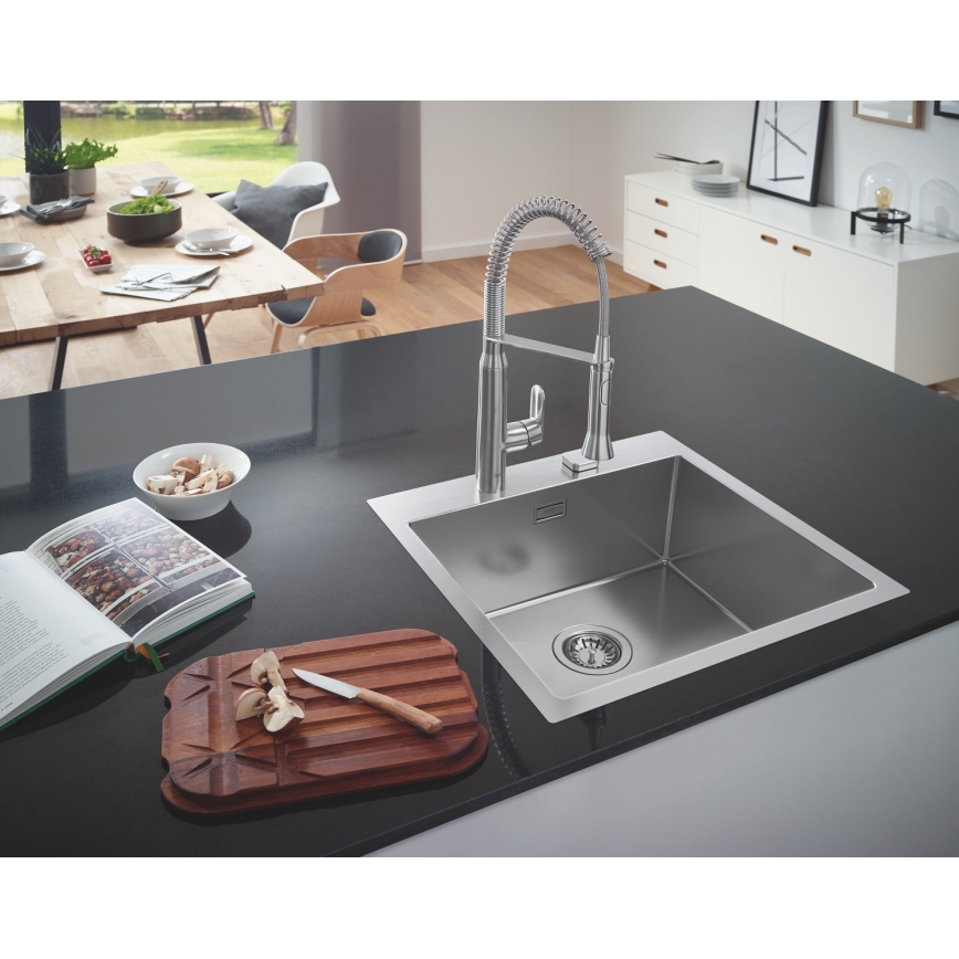 GROHE 31379DC0 - drezová batéria K7, nerez
