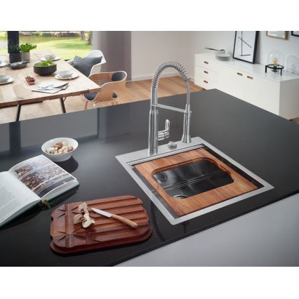 GROHE 31379DC0 - drezová batéria K7, nerez