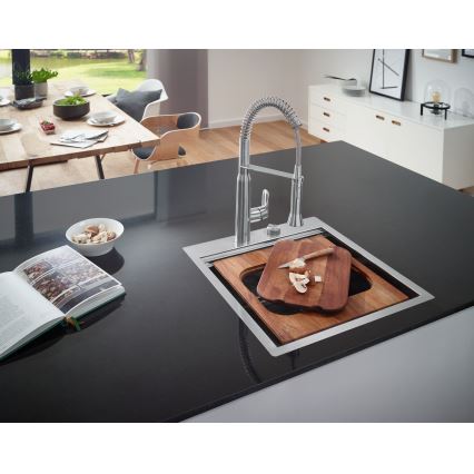 GROHE 31379DC0 - drezová batéria K7, nerez