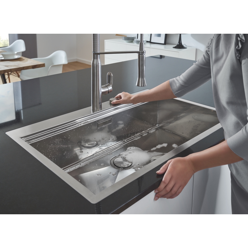 GROHE 31379DC0 - drezová batéria K7, nerez