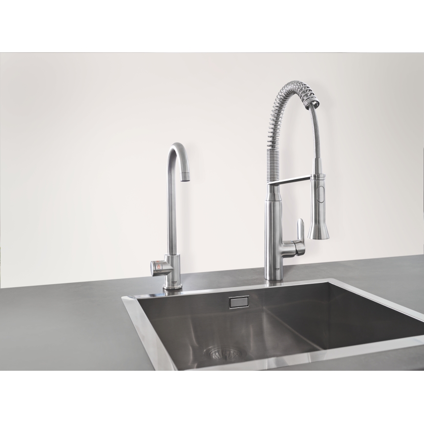 GROHE 31379DC0 - drezová batéria K7, nerez