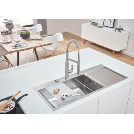 GROHE 31379DC0 - drezová batéria K7, nerez