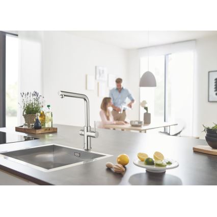 GROHE 31454001 - Drezová batéria BLUE HOME L-výpusť lesklý chróm