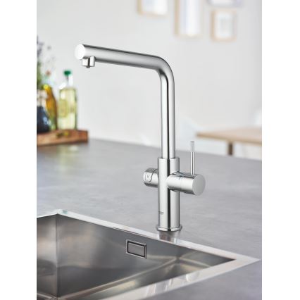 GROHE 31454001 - Drezová batéria BLUE HOME L-výpusť lesklý chróm