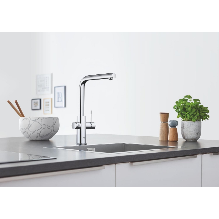 GROHE 31539000 - Drezová batéria BLUE HOME L-výpusť lesklý chróm
