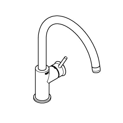 GROHE 31553001 - Drezová batéria START CLASSIC, lesklý chróm
