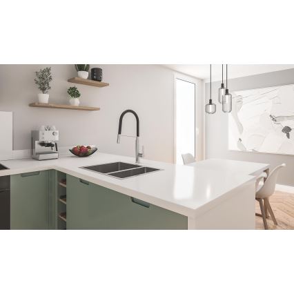 GROHE 31577SD1 - Kuchynský drez K700U 595 × 450 mm, nerezová oceľ