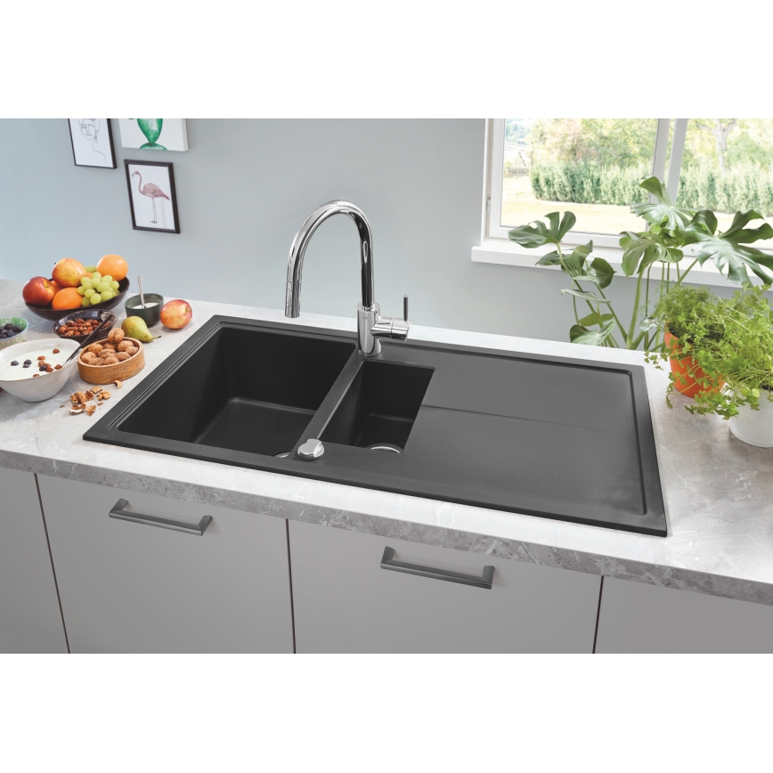 GROHE 31642AP0 - Drez K400 1000 × 500 mm granit/čierna