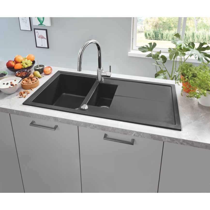 GROHE 31642AP0 - Drez K400 1000 × 500 mm granit/čierna