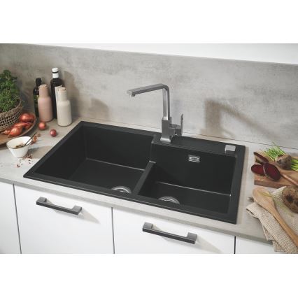 GROHE 31649AP0 - Kompozitný drez K500 860 × 500 mm čierny