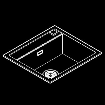 GROHE 31651AP0 - Kompozitný drez K700 560 × 510 mm čierna