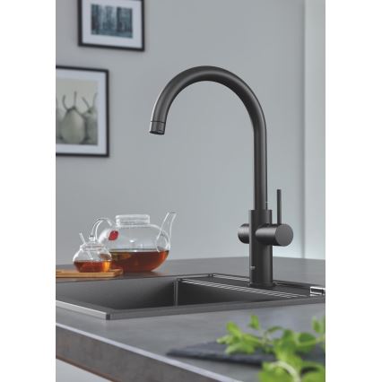 GROHE 31651AP0 - Kompozitný drez K700 560 × 510 mm čierna