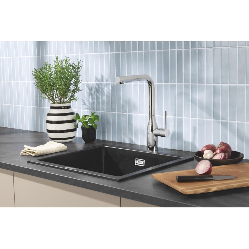 GROHE 31651AP0 - Kuchynský drez K700 560 × 510 mm granit/čierna