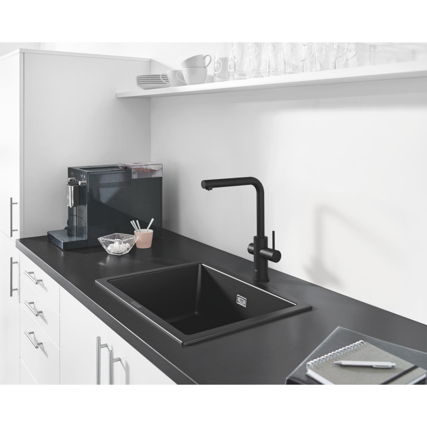 GROHE 31655AP0 - Kompozitný drez K700U 610 × 460 mm čierny
