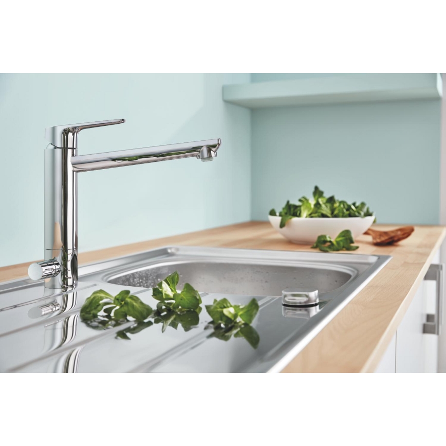 GROHE 31696000 - Drezová batéria BAUEDGE lesklý chróm
