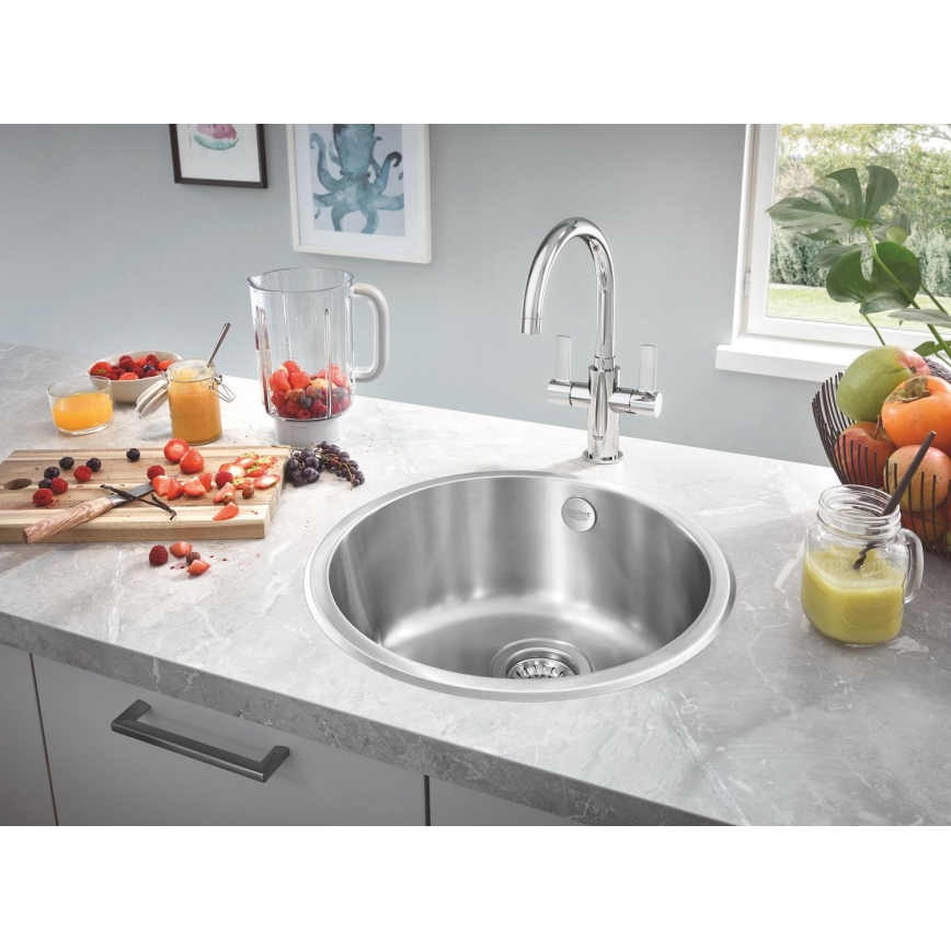 GROHE 31720SD0 - Drez K200 440 x 440 x 180 nerezová oceľ
