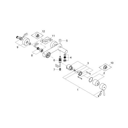 GROHE 32211001 - Vaňová batéria CONCETTO DN 15 lesklý chróm