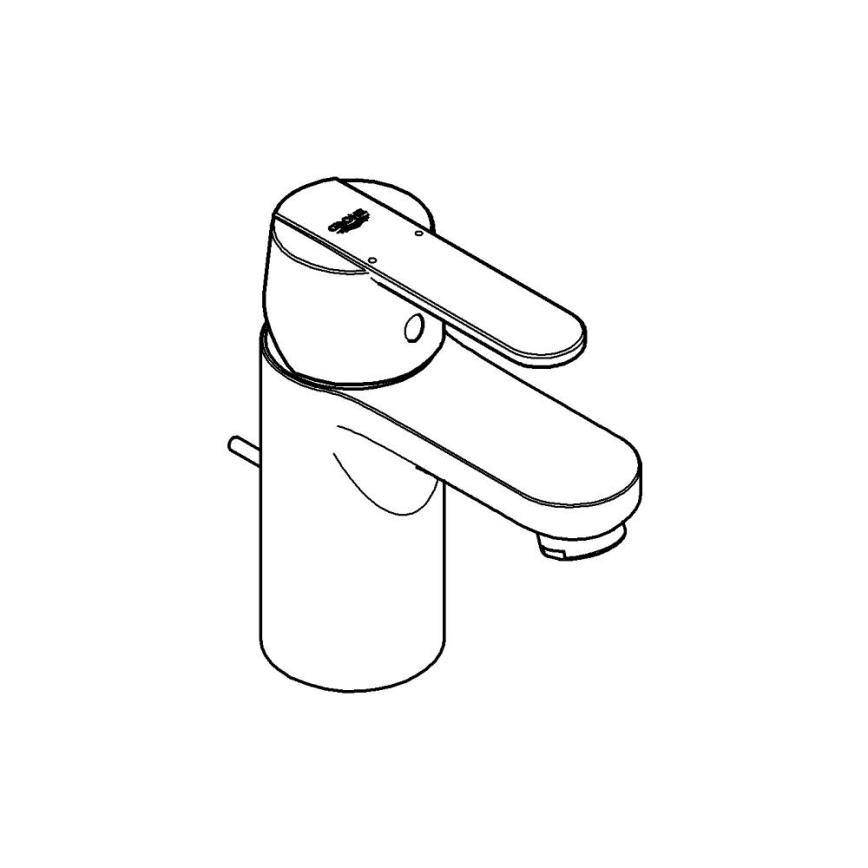 GROHE 32883000 - Umývadlová batéria GET, veľkosť S, lesklý chróm