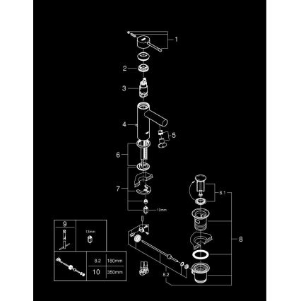 GROHE 32898001 - Umývadlová batéria ESSENCE DN 15 lesklý chróm