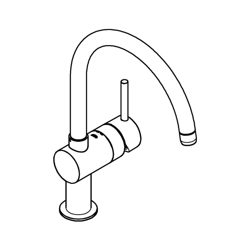 GROHE 32917000 - Drezová batéria A 356 mm lesklý chróm