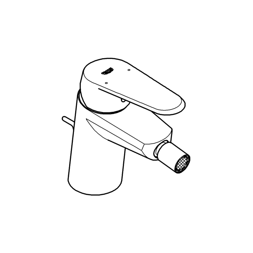 GROHE 33244002 - Bidetová batéria EURODISC COSMOPOLITAN DN 15 lesklý chróm